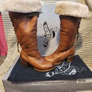 Freebird by Steven Brown Leather Boots